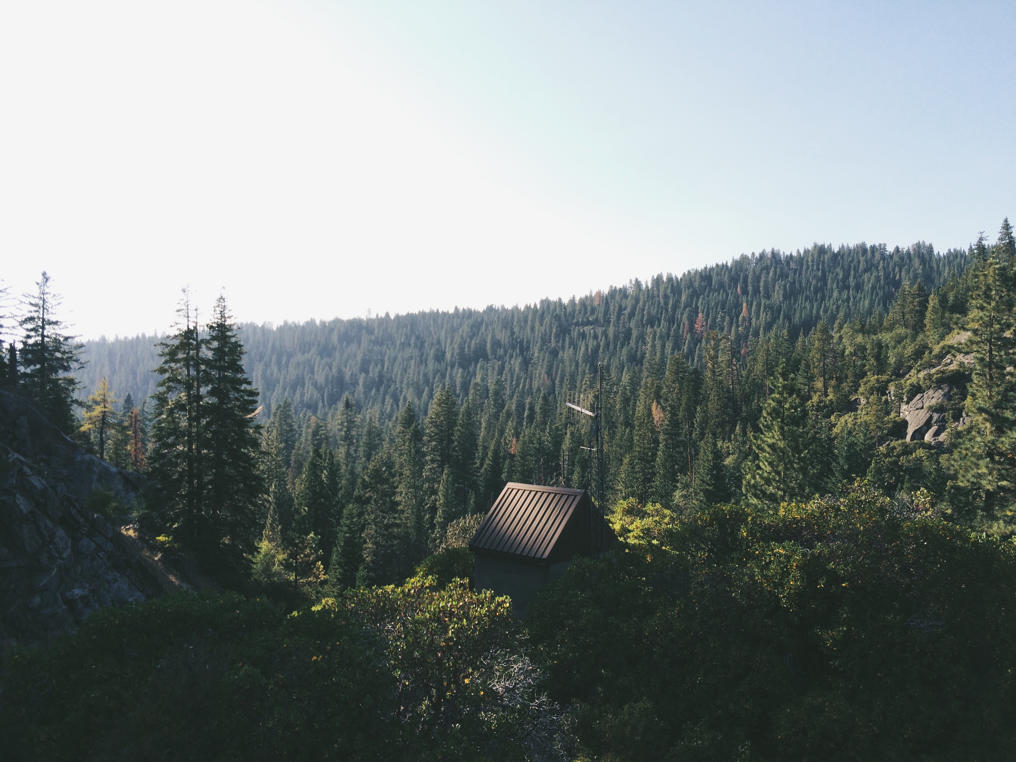 cabin in the mountains