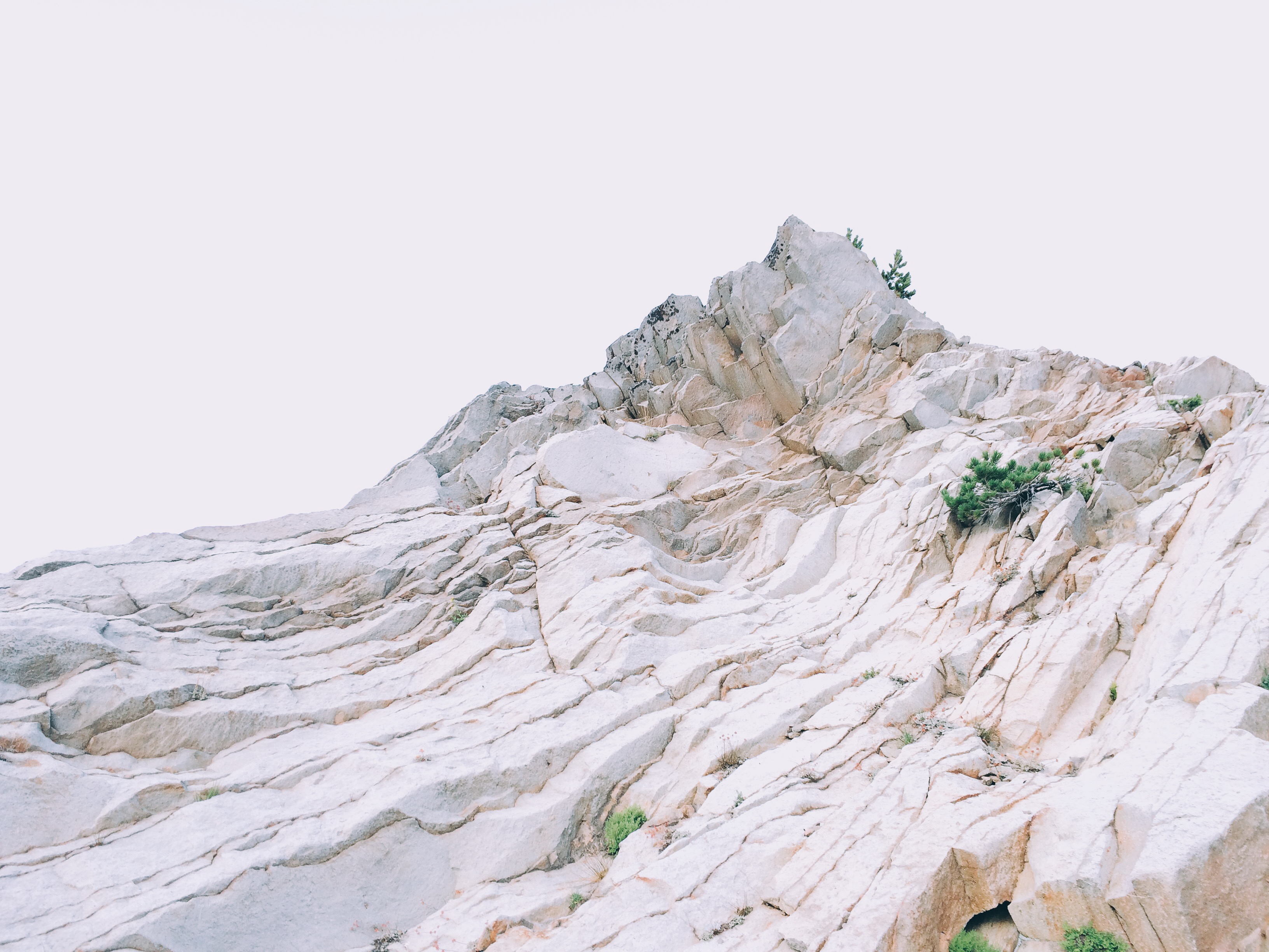 white rock mountain cliff